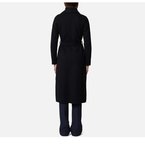 Soia & Kyo Britta-U Double Face Wool Wrap Coat - Picture 6 of 13